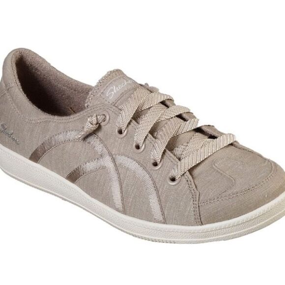 Skechers Shoes - Skechers Womans Size 8 Taupe Madison Take A Walk Memory Foam Comfort Sneakers
